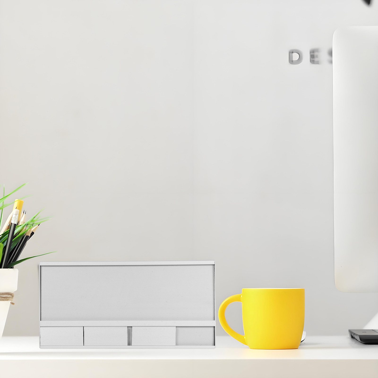 Desk Name Plate - Premium Aluminum Alloy Nameplate for Desk