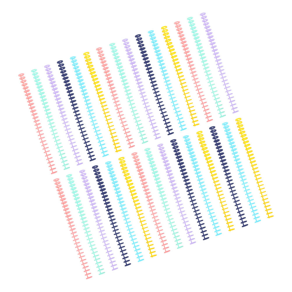Binding Comb Plastic - 30Pcs Plastic Spiral Binding Coils 30