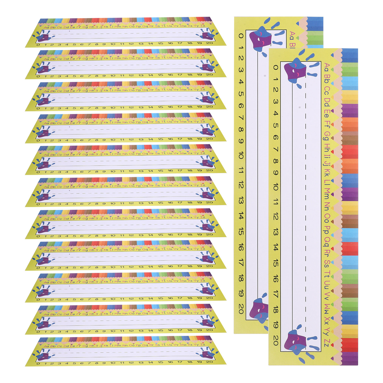 Desk Name Plate - 1Set Coated Paper Name Tags for