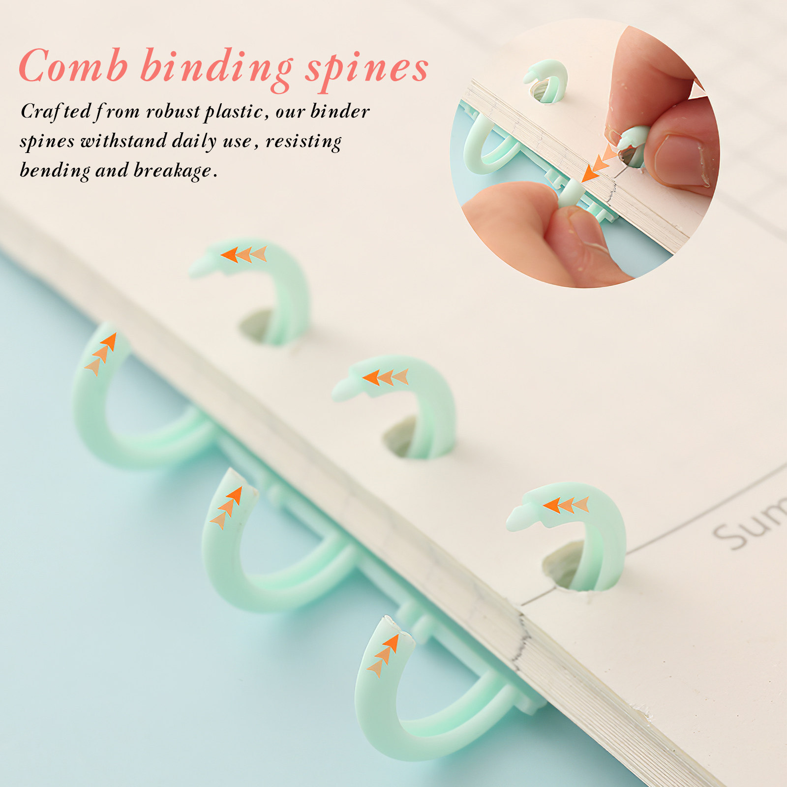 Binding Comb Plastic - 12Pcs Binding Spine Plastic Rings Flexible