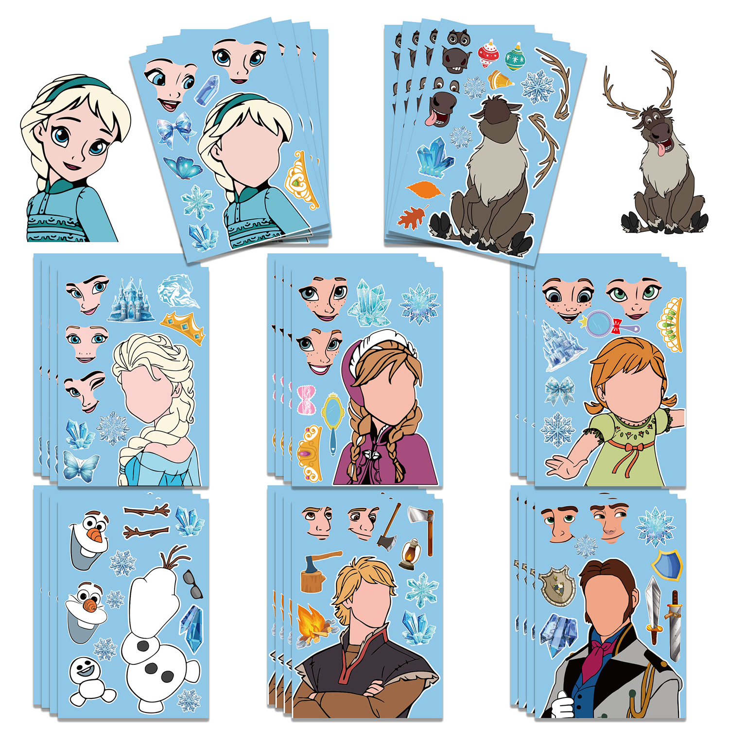 Frozen Queen Party Sticker Els - Memo Pad Sticky ulasan dan harga