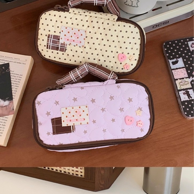 Star Dot Large Capacity Bag wi - Pencil Case Large ulasan dan harga