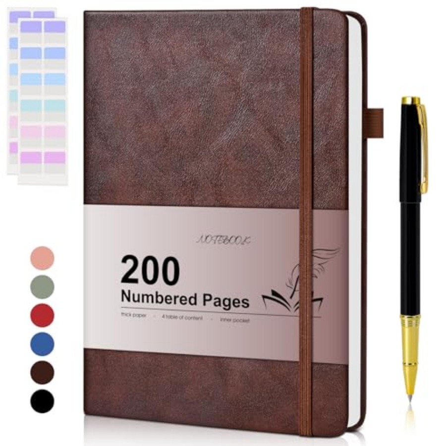 Lined Journal Notebook for Men - Journal Leather Hardcover ulasan dan harga