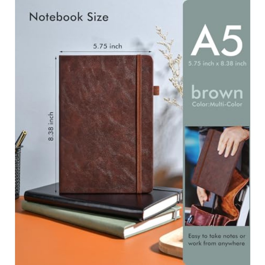 Lined Journal Notebook for Men - Journal Leather Hardcover ulasan dan harga