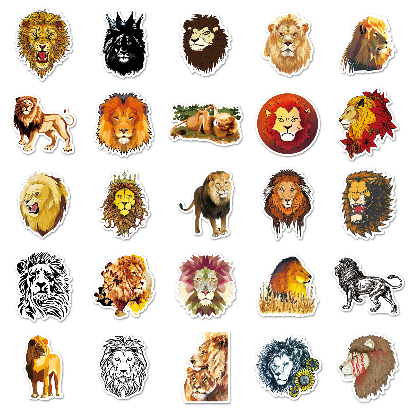 50-Pack Lion Graffiti Stickers - Lion Stationery & Office Supply(Kunshan)Co.Ltd ulasan dan harga