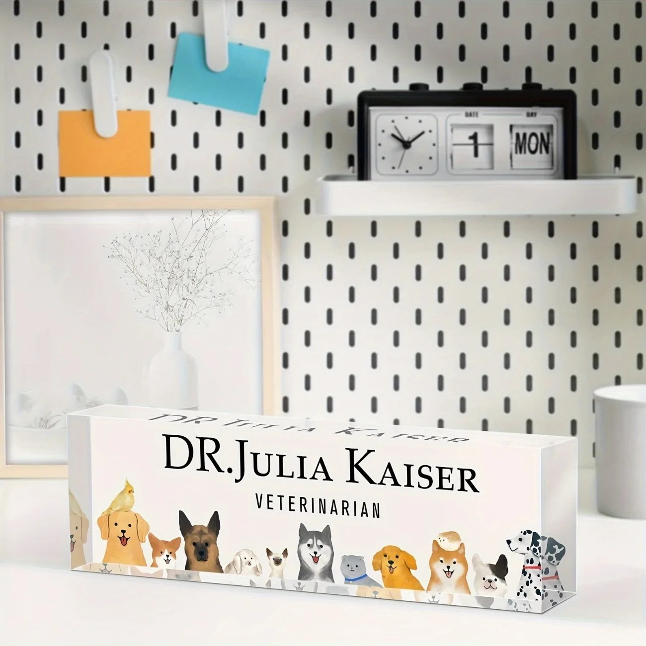 Custom Acrylic Desk Name Plate - Desk Name Plate ulasan dan harga