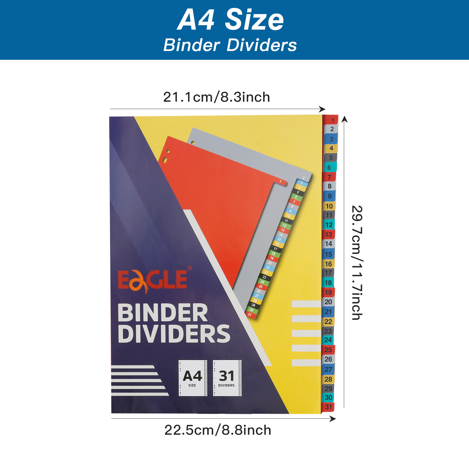 EAGLE A4 Binder Index Divider  - Index Tab Divider ulasan dan harga
