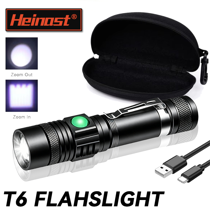 T6 LED Rechargeable Flashlight - Stationery Supply ulasan dan harga