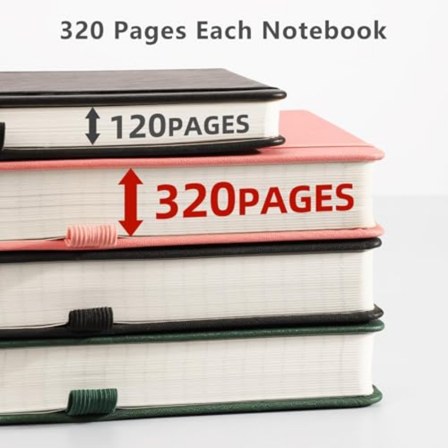 Thick Journal Lined Notebook - - Journal Leather Hardcover ulasan dan harga