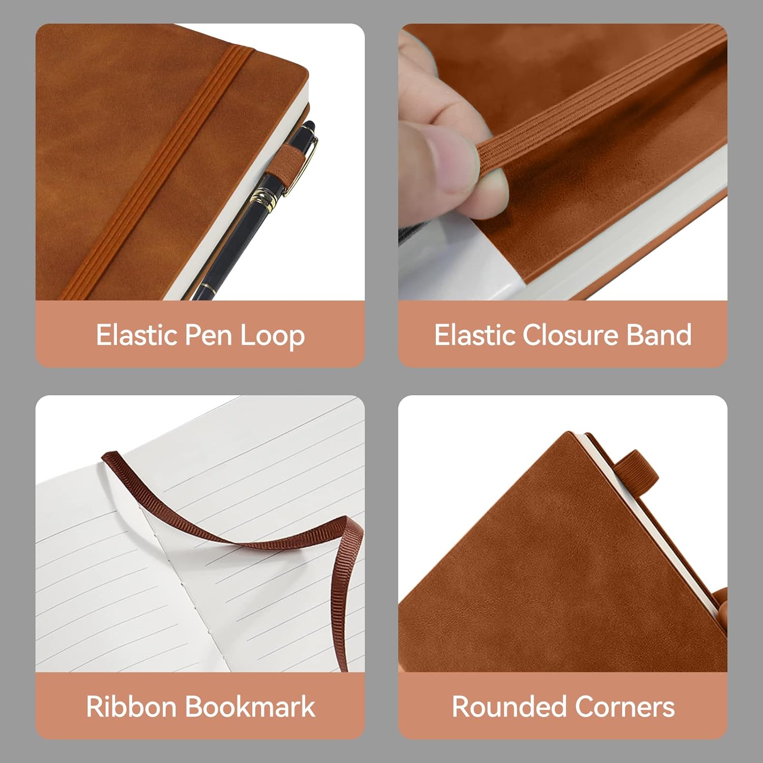 A5 Leather Journal Notebook 20 - Journal Leather Hardcover ulasan dan harga