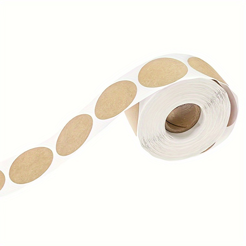 500pcs/rolls Sticker Round Pas - Sticker Label Roll ulasan dan harga