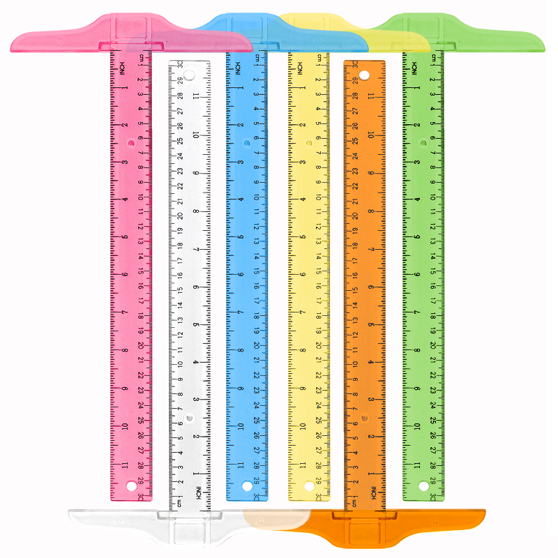 1Pc T-shaped Double Side Scale - Is Stationery Office Supply ulasan dan harga