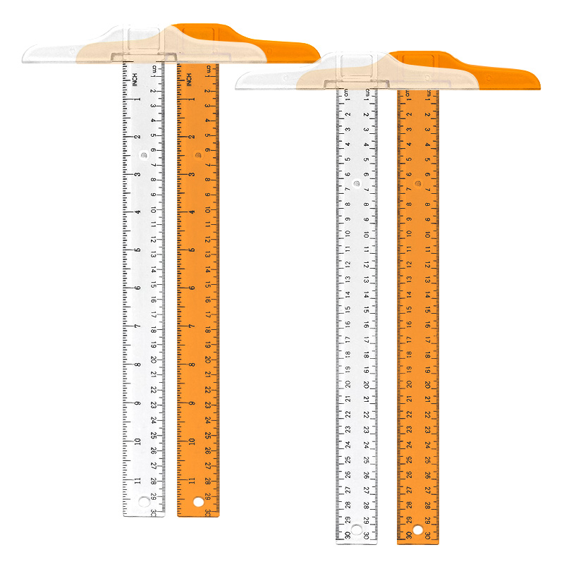 1Pc T-shaped Double Side Scale - Is Stationery Office Supply ulasan dan harga