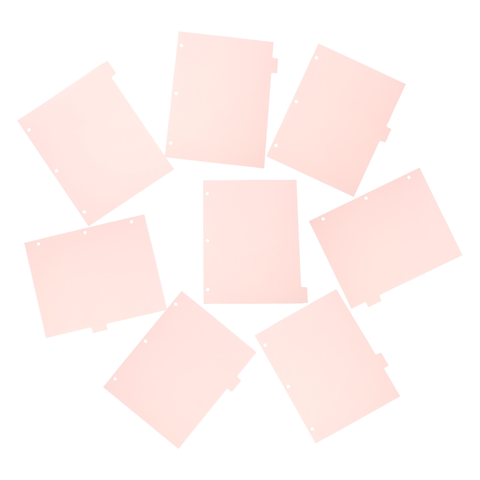 8 Sheets Binder Dividers Plast - Index Tab Divider ulasan dan harga