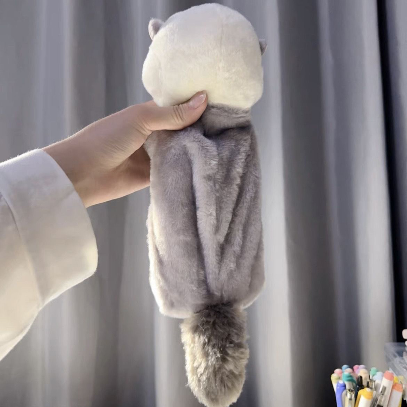 Creative Plush Toy Pencil Case - Stationery Office ulasan dan harga