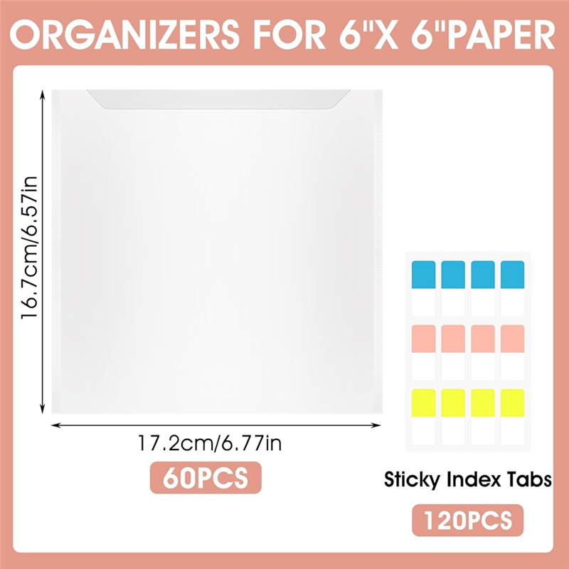 Scrapbook Paper Organizer 60 P - Cardstock Paper Pack ulasan dan harga