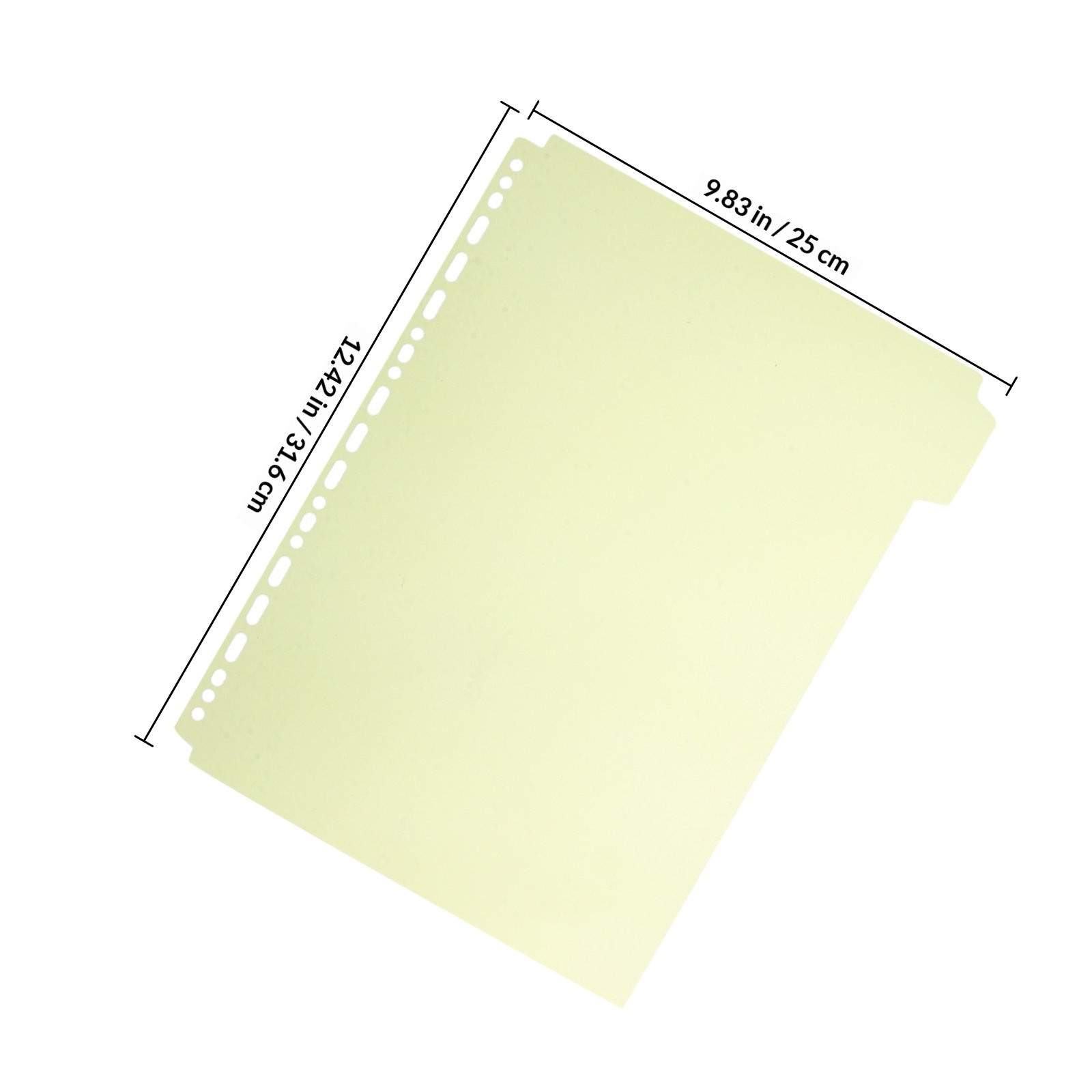 6Pcs Tabbed Binder Dividers A4 - Index Tab Divider ulasan dan harga