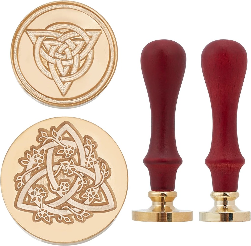 2 Set Celtic Knot Wax Seal Sta - Wax Seal Stamp Kit ulasan dan harga