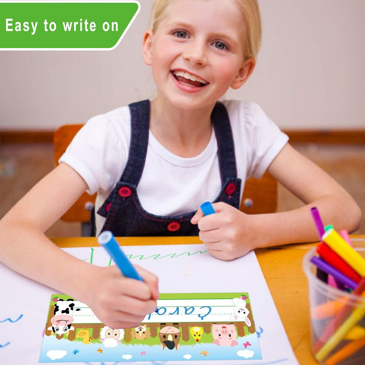 36 Pack Farm Animal Name Plate - Desk Name Plate ulasan dan harga