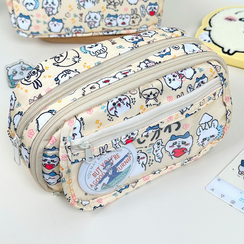 Chiikawa Cartoon Print Pencil  - Pencil Case Large ulasan dan harga