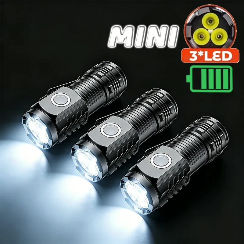 Portable Mini 3 LED Handheld F - Stationery Supply ulasan dan harga