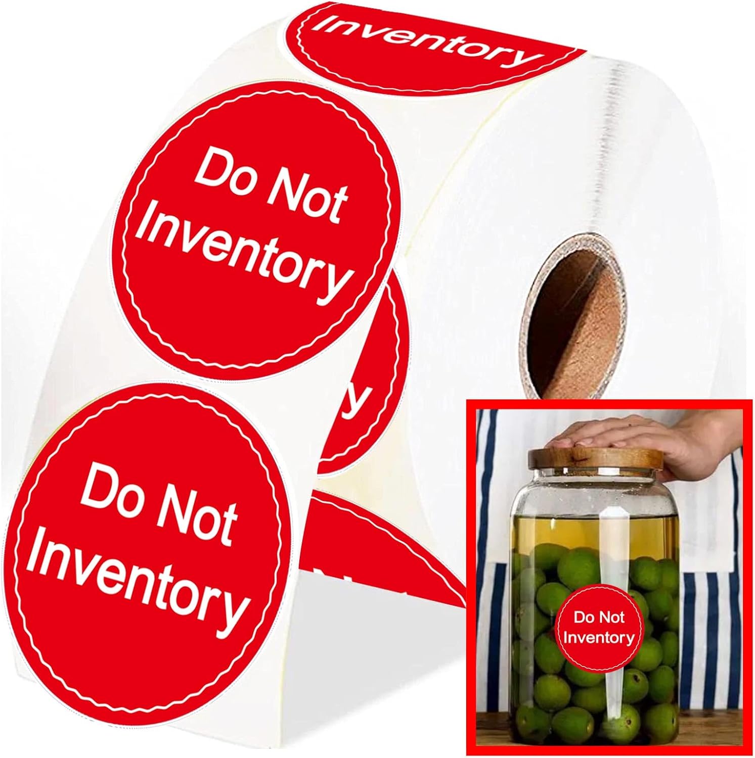 Do Not Inventory Labels 2 inch - Sticker Label Roll ulasan dan harga