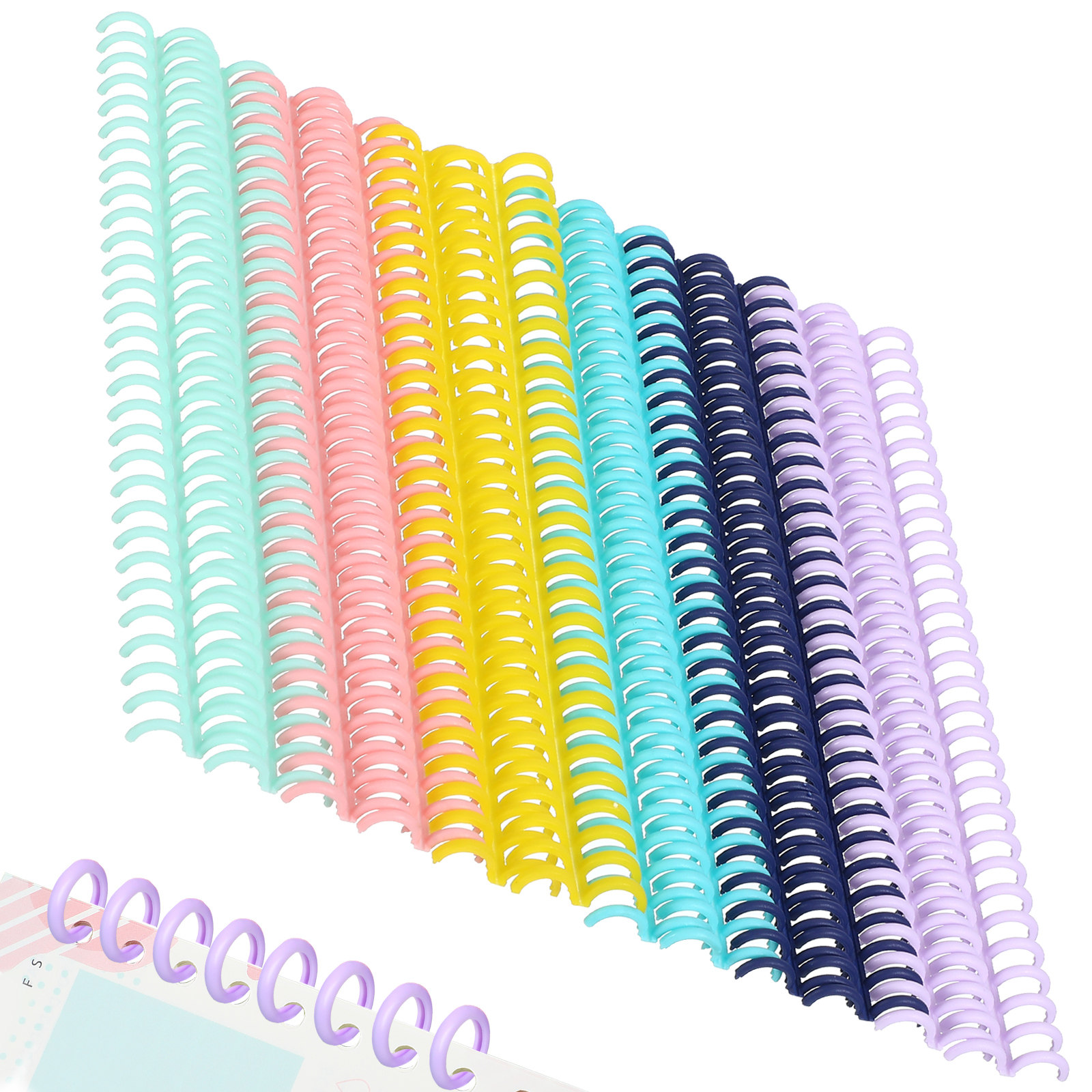 12Pcs Adjustable Binding Combs - Binding Comb Plastic ulasan dan harga