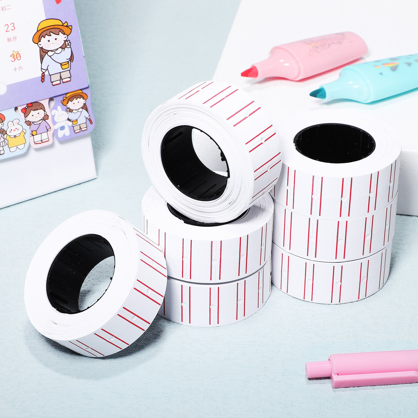 10 Rolls Price Stickers Design - Sticker Label Roll ulasan dan harga
