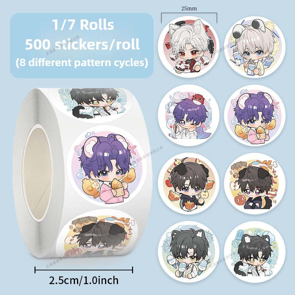500Pcs Roll Kawaii Cartoon Sti - Memo Pad Sticky ulasan dan harga