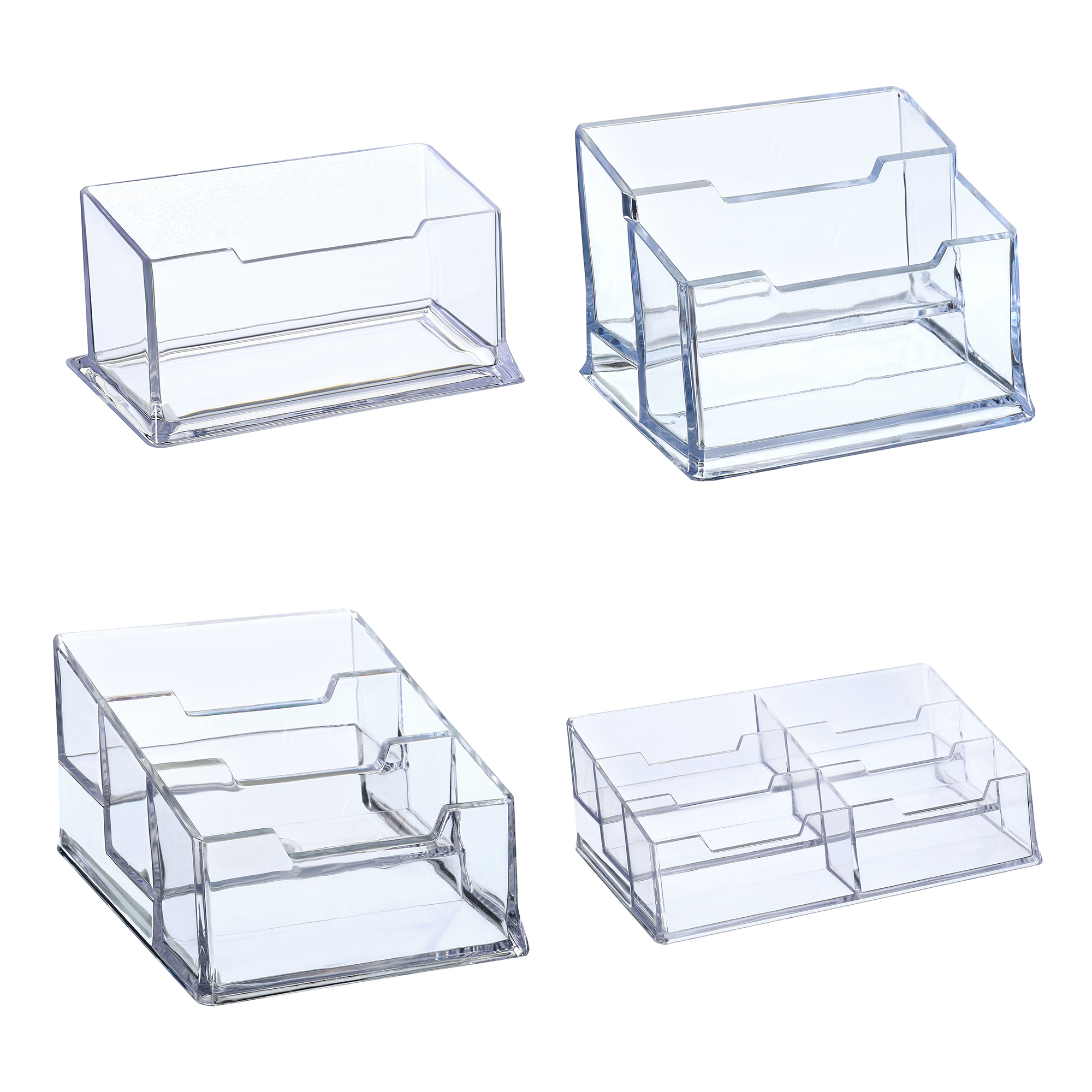Plastic Business Card Holder 1 - Desk Name Plate ulasan dan harga