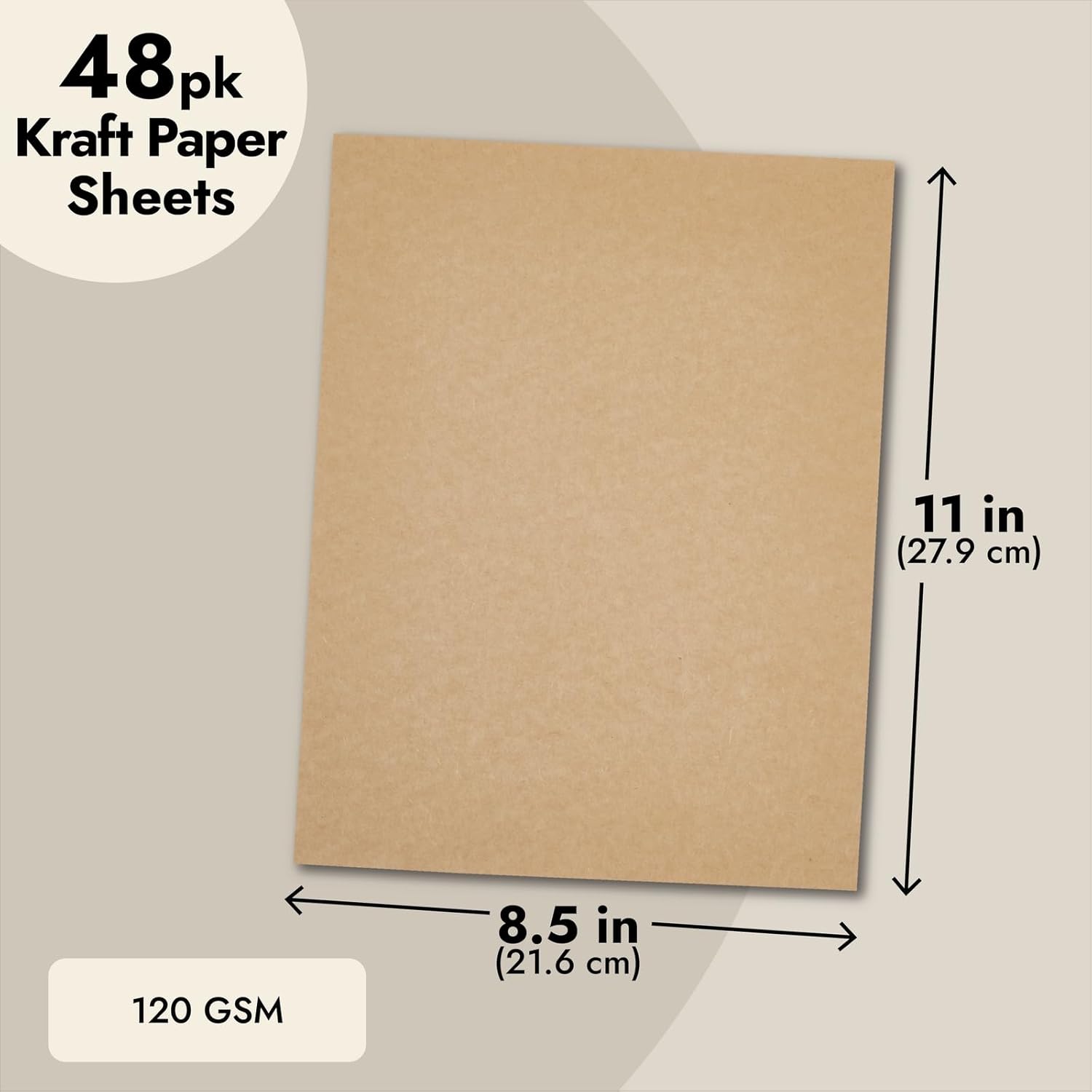 Kraft Paper Cardstock 8.5x11 1 - Cardstock Paper Pack ulasan dan harga