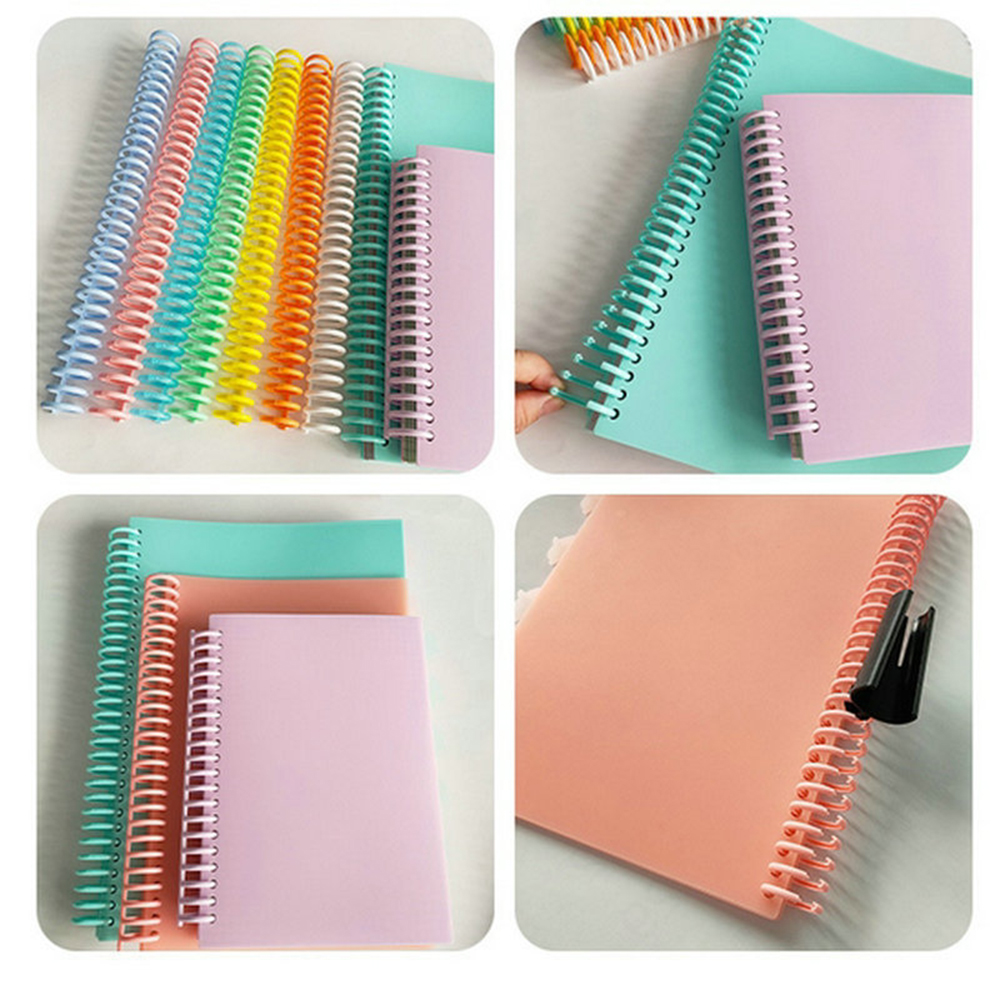 5/10Pcs Loose Leaf Binder Ring - Binding Comb Plastic ulasan dan harga