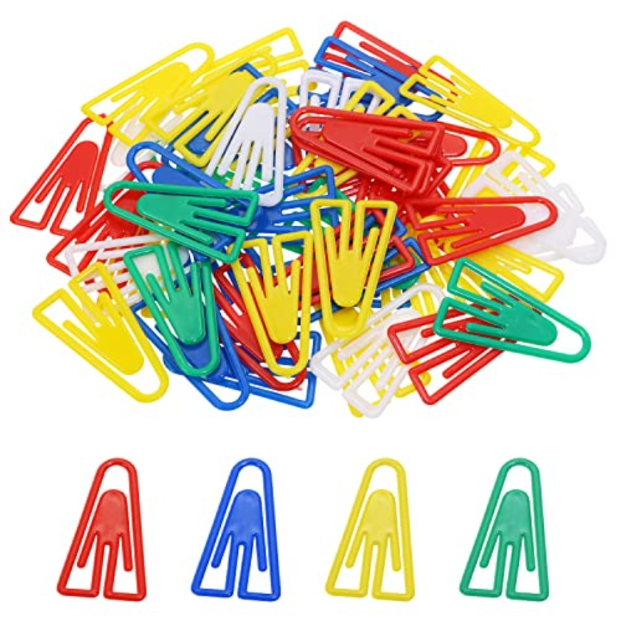 50PCS Plastic Paper Clips Book - Binding Comb Plastic ulasan dan harga