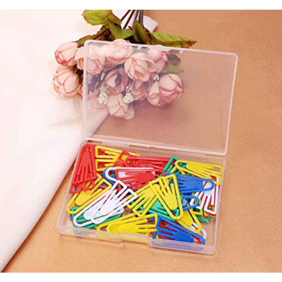 50PCS Plastic Paper Clips Book - Binding Comb Plastic ulasan dan harga