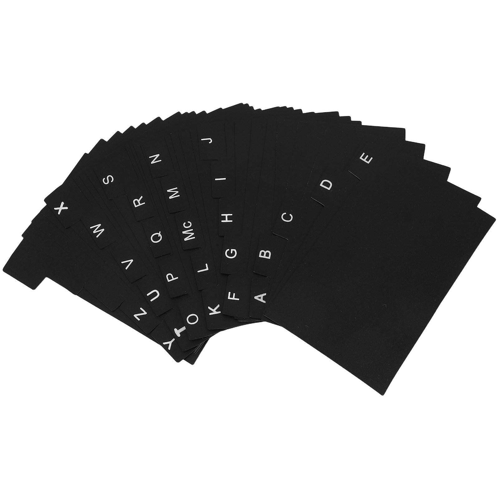 30Pcs Black Index Card Divider - Index Tab Divider ulasan dan harga