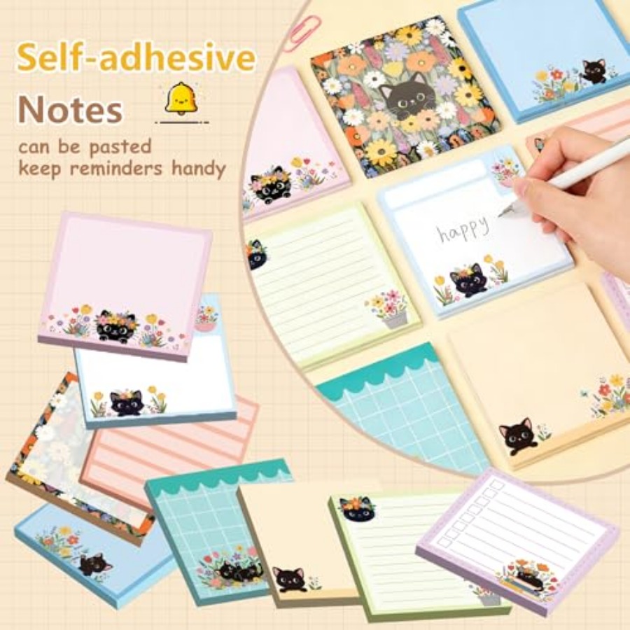 9pcs 540 Sheets Cute Sticky No - Memo Pad Sticky ulasan dan harga