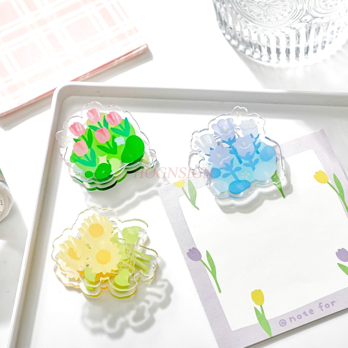 1pcs Afternoon Garden Acrylic  - Office Stationery And Supply ulasan dan harga