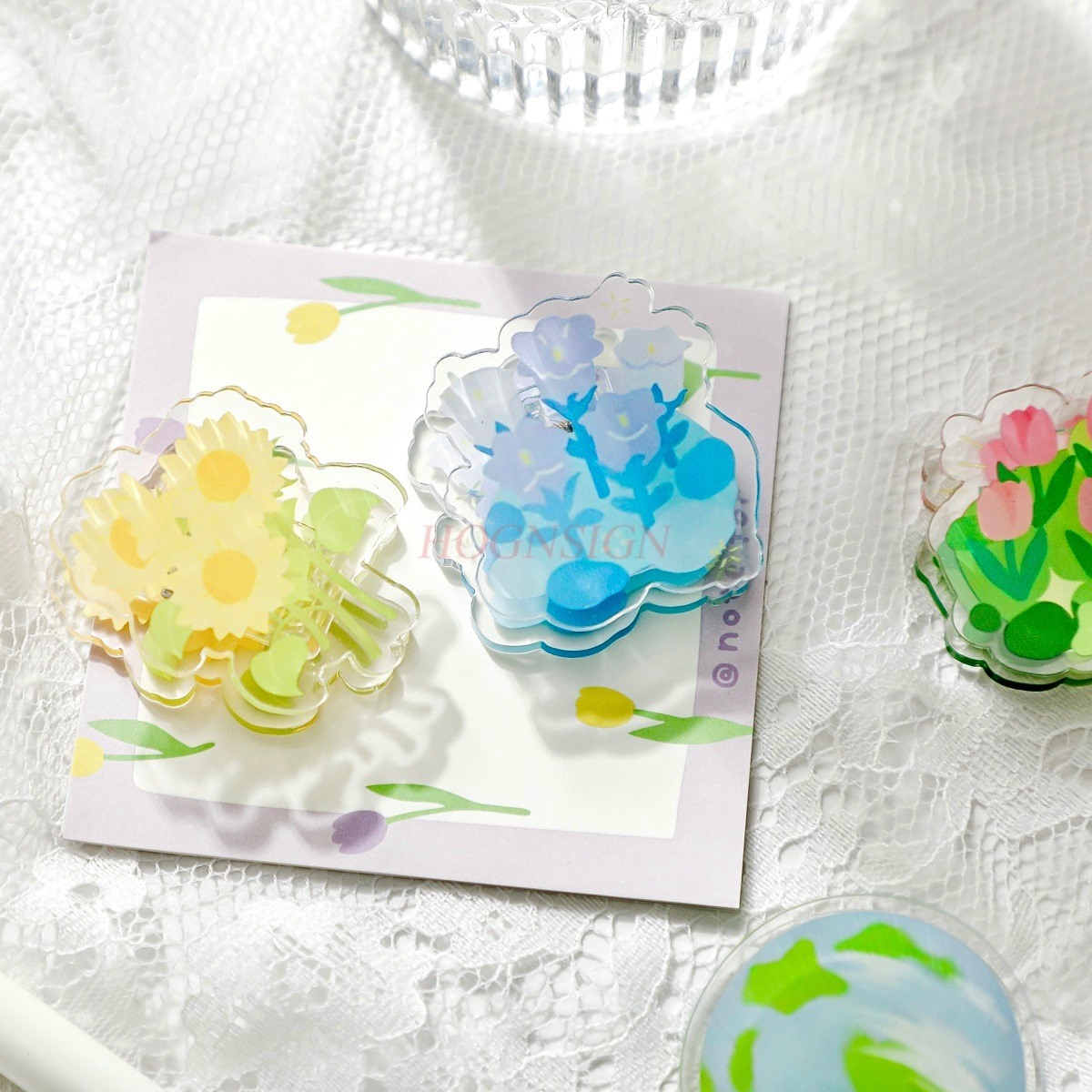 1pcs Afternoon Garden Acrylic  - Office Stationery And Supply ulasan dan harga