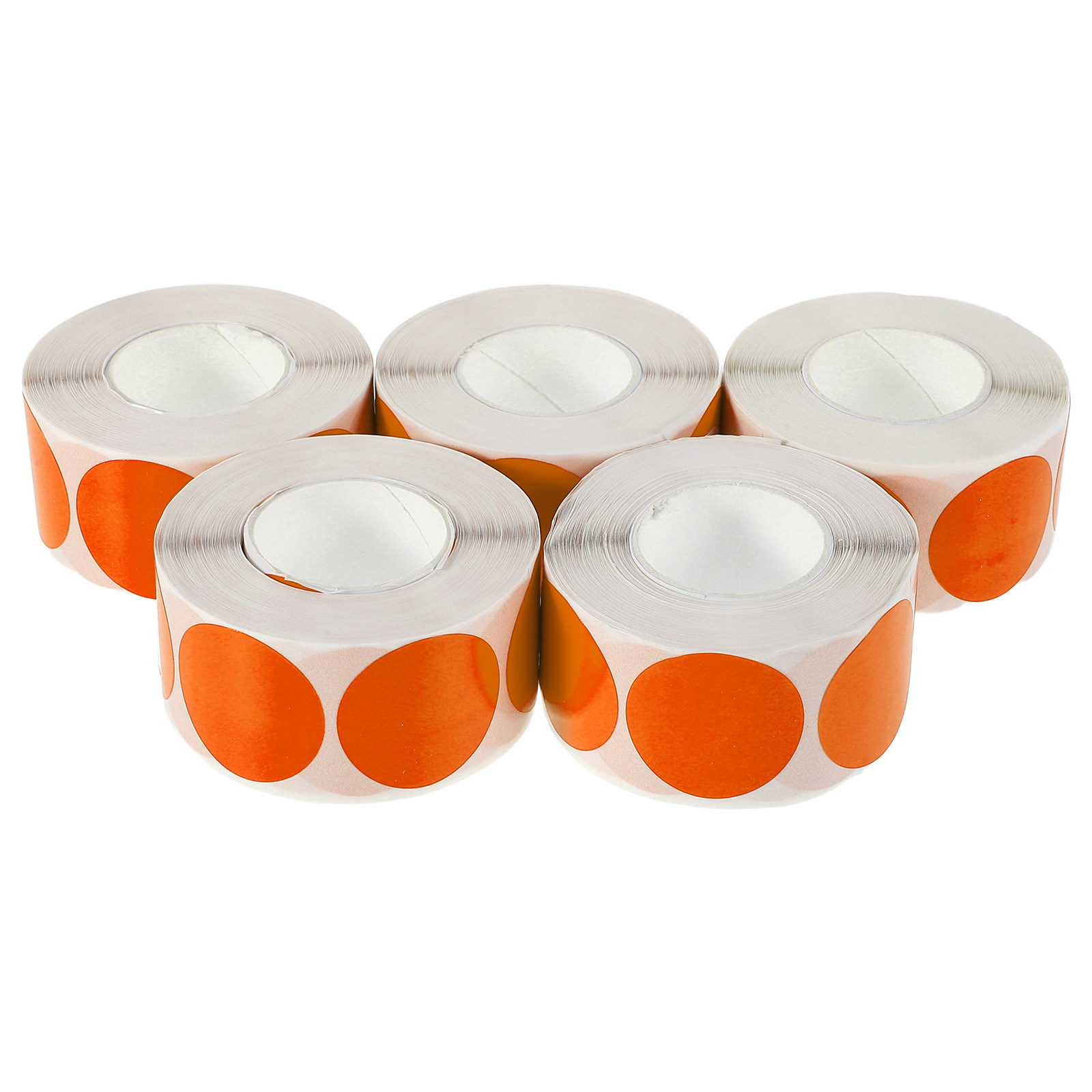 5 Rolls 25Mm Round Sticker Lab - Sticker Label Roll ulasan dan harga