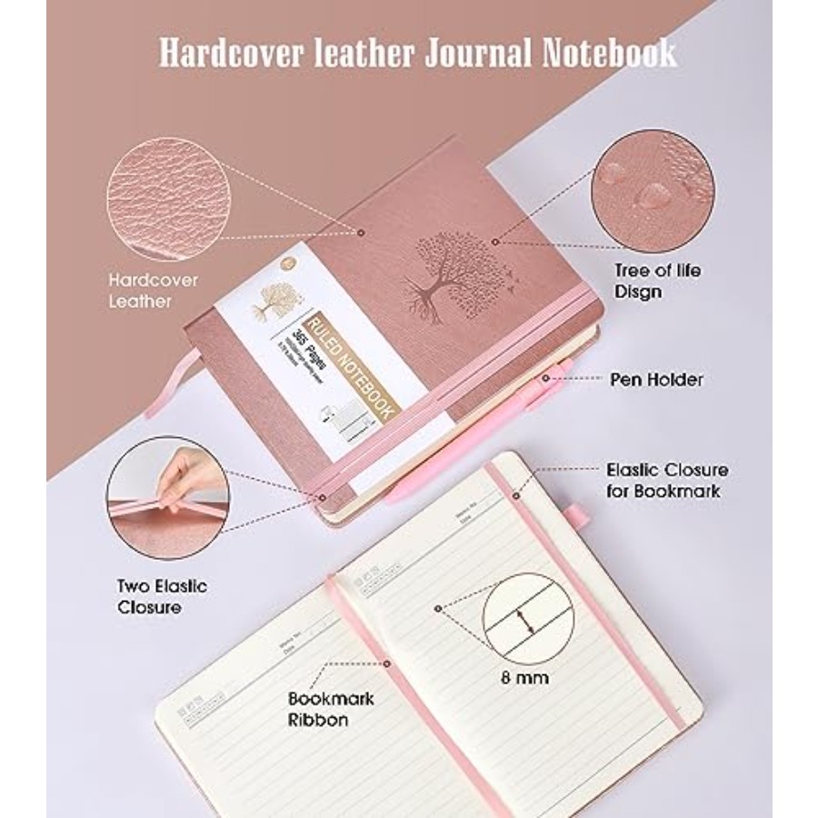 Journal Notebook -365 Pages Th - Journal Leather Hardcover ulasan dan harga
