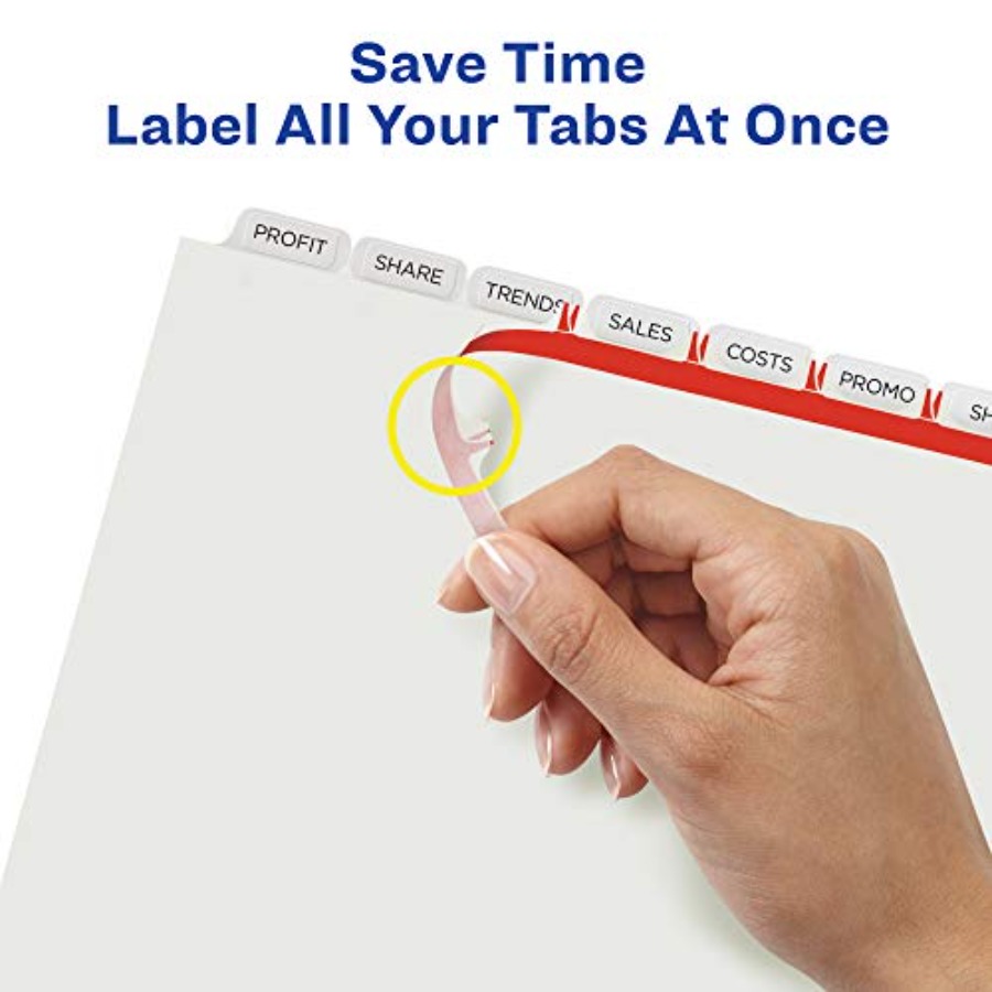 8 Tab Dividers for 3 Ring Bind - Index Tab Divider ulasan dan harga