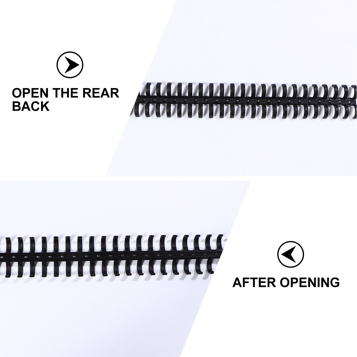 10Pcs Plastic Comb Binder Spin - Binding Comb Plastic ulasan dan harga