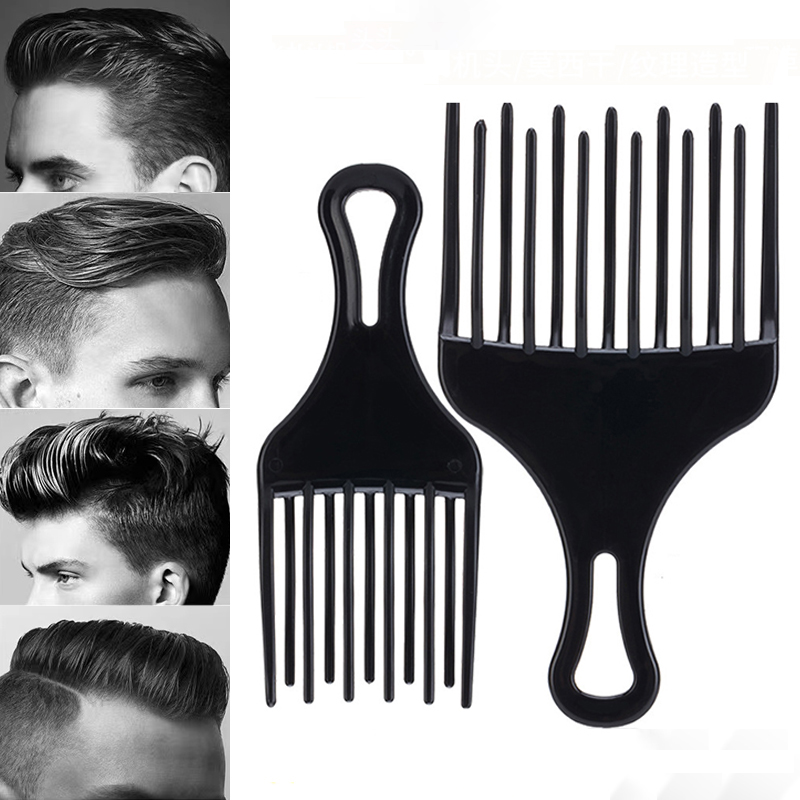 1 pc Afro Comb Wide Teeth Brus - Binding Comb Plastic ulasan dan harga