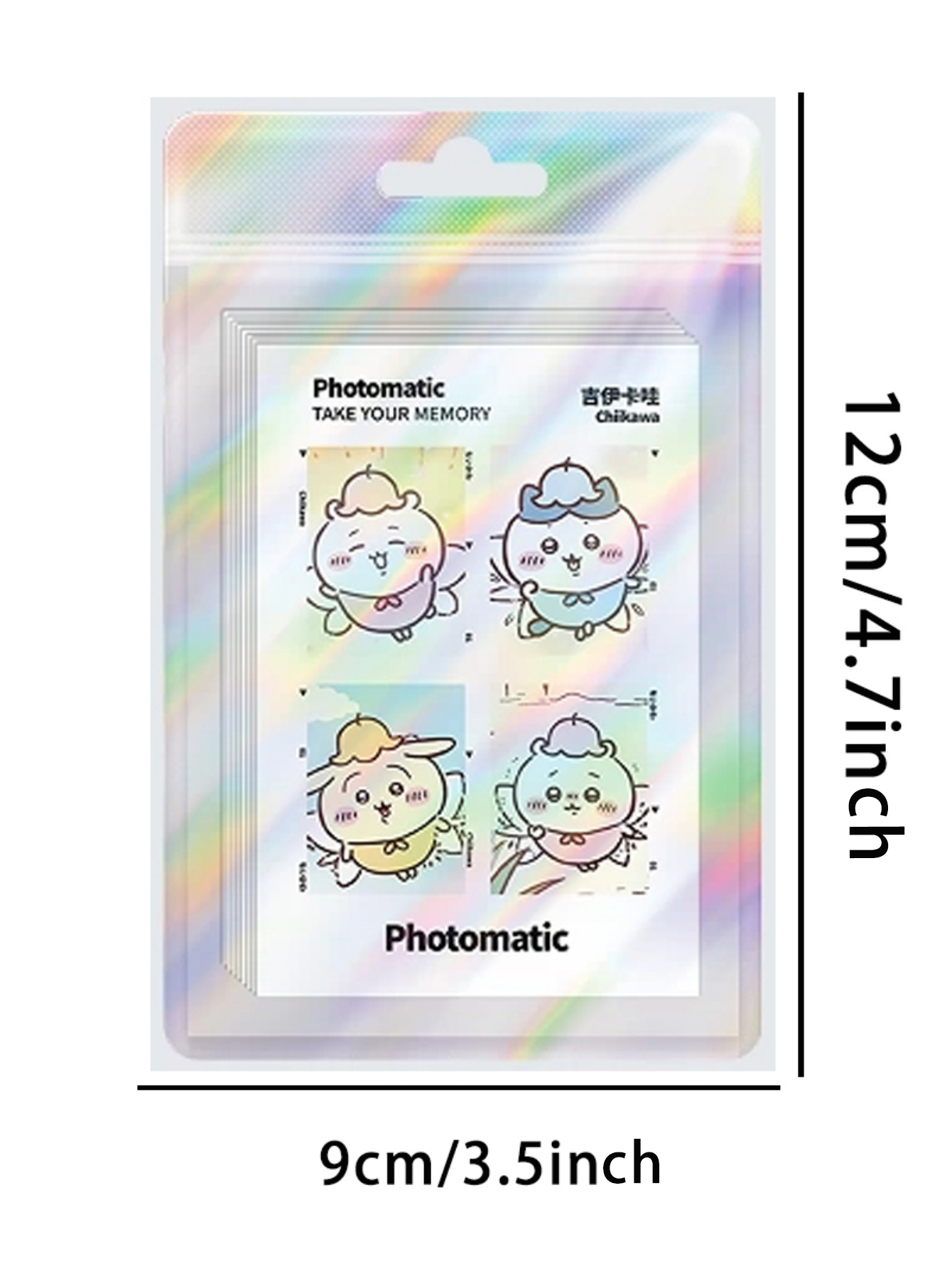 Random Chiikawa cards: a range - Cardstock Paper Pack ulasan dan harga