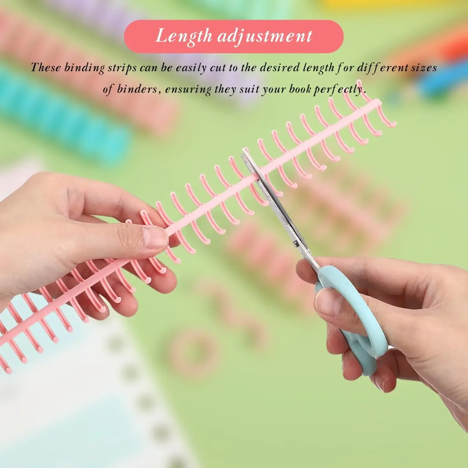 5-10PCS Comb Binding Spines Pl - Binding Comb Plastic ulasan dan harga