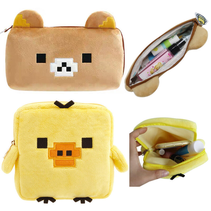 Rilakkuma Cartoon Kawaii Pixel - Pencil Case Large ulasan dan harga