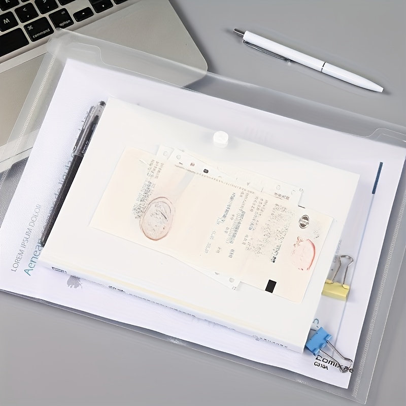 10pcs Transparent A4 Folders C - Is Stationery Office Supply ulasan dan harga