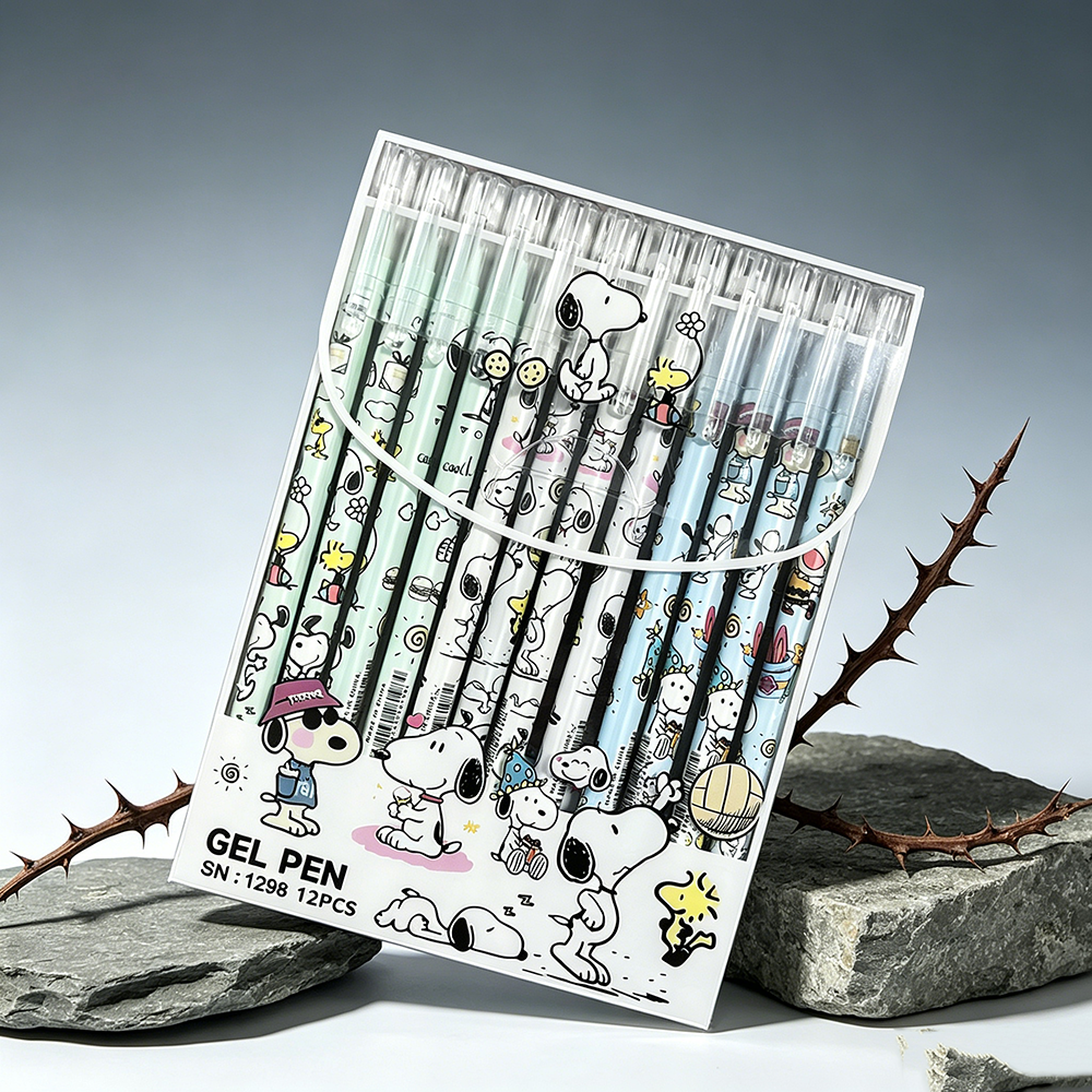 12pcs Snoopy Premium Erasable  - Stationery Office ulasan dan harga