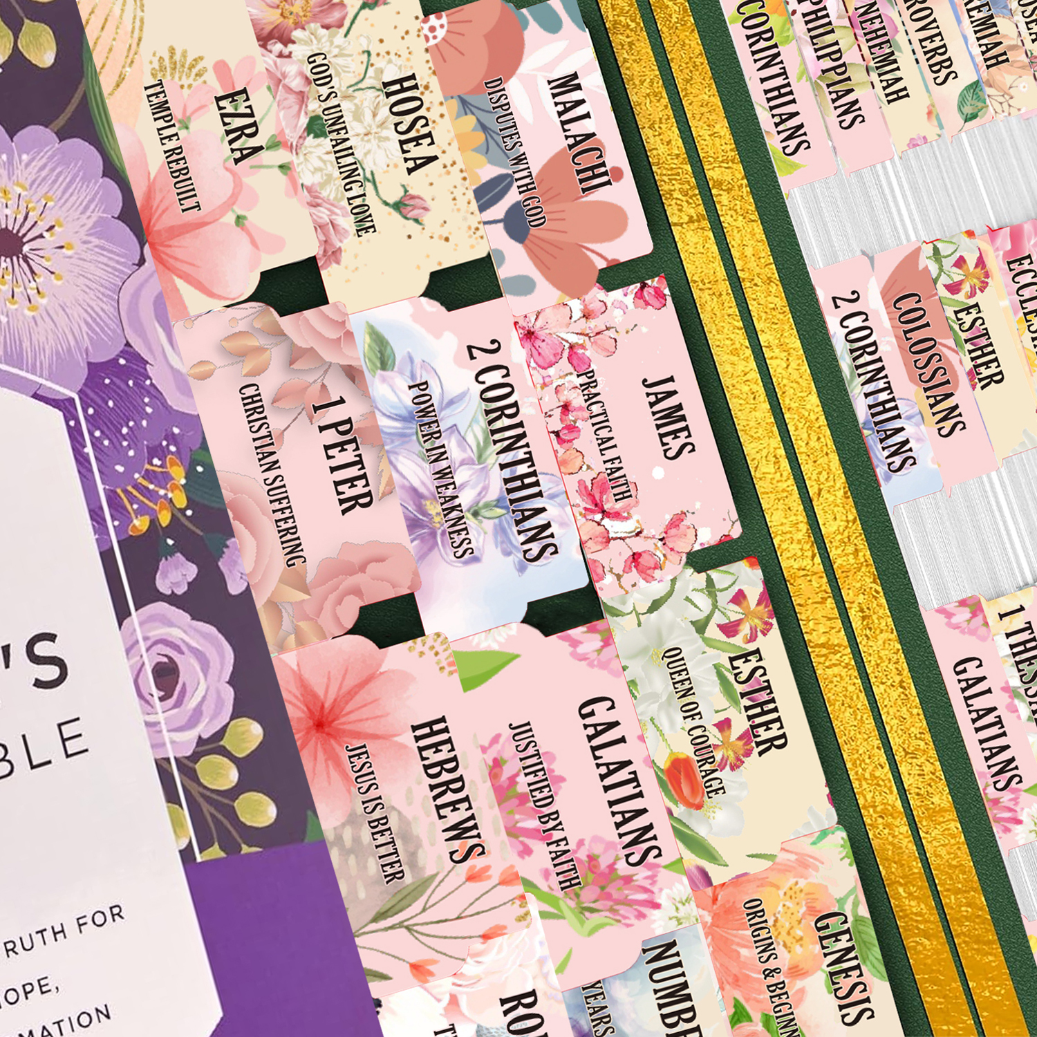 75pcs Large Font Sacred Text I - Index Tab Divider ulasan dan harga