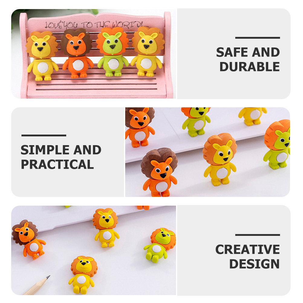 20Pcs Lion Rubber Erasers Cart - Lion Stationery & Office Supply(Kunshan)Co.Ltd ulasan dan harga